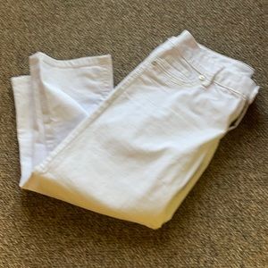 Maurice’s cropped denim.  Size 9/10.